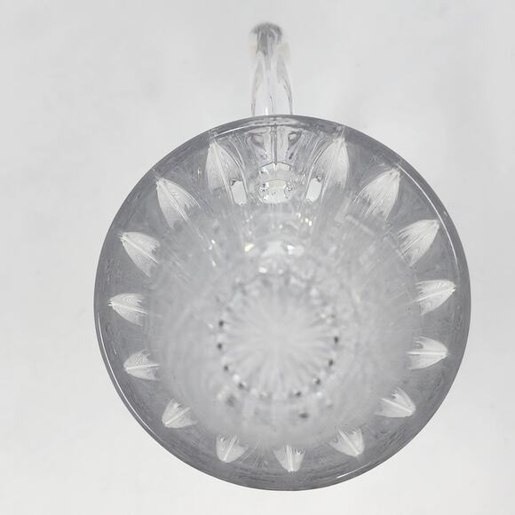 VTG Mikasa Marquis Crystal Beer Glass Full Vertical Cut Super Heavy 7" Tall - Picture 9 of 10